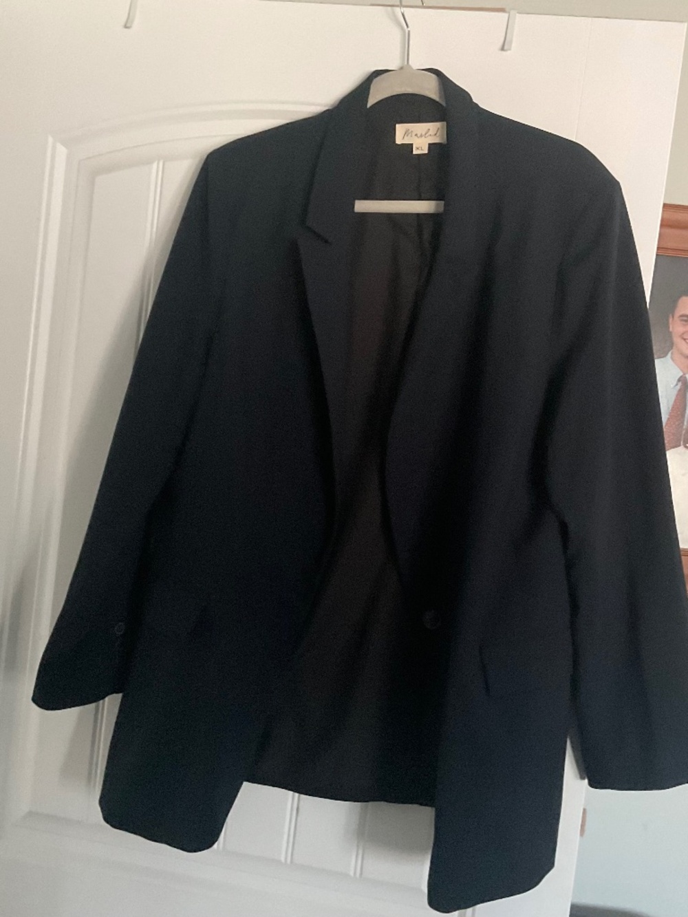 Marled X-large Blue Blazer